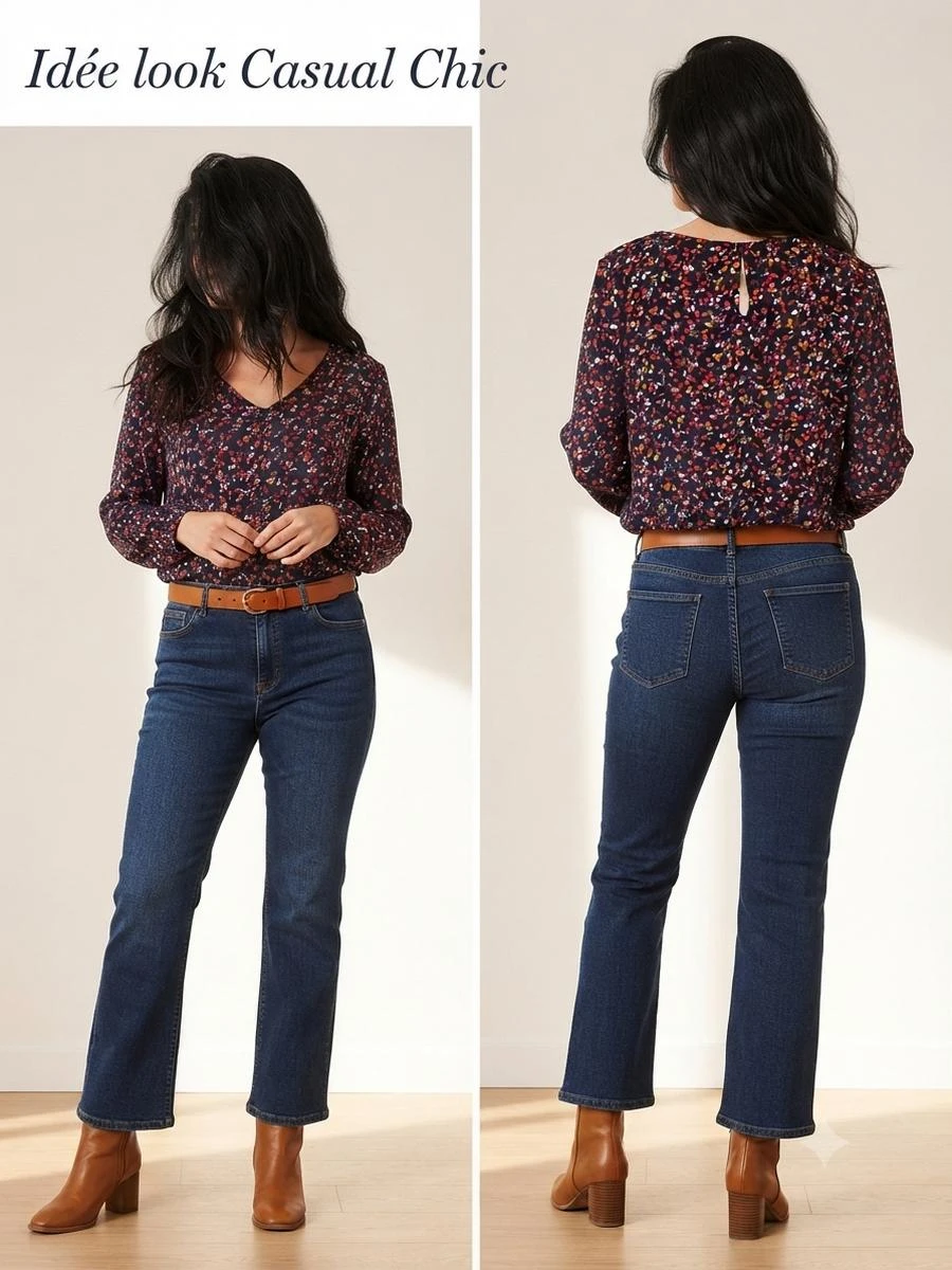 🌸 Vloeiende veelkleurige blouse - Maat 42/44 ✨ – photo 4